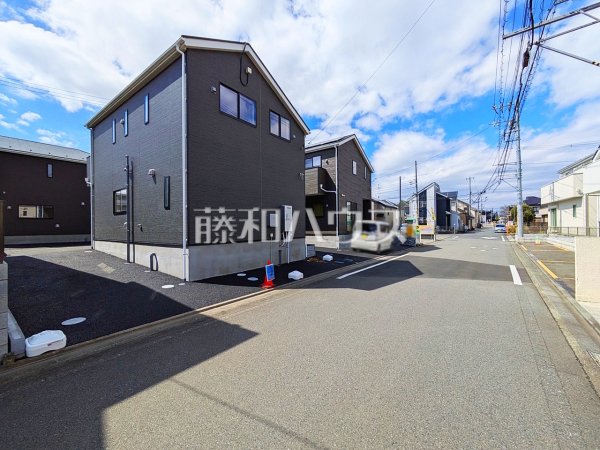 2号棟　接道状況および現場風景　【武蔵村山市中原３丁目】