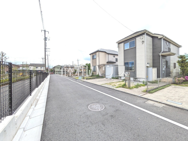 接道状況および現場風景　【国分寺市戸倉４丁目】