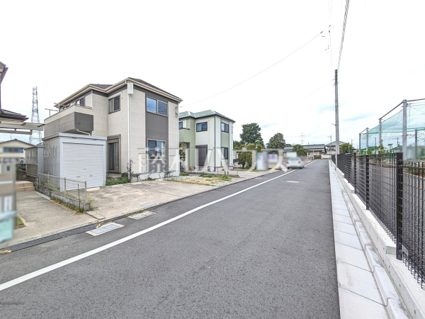 接道状況および現場風景　【国分寺市戸倉４丁目】