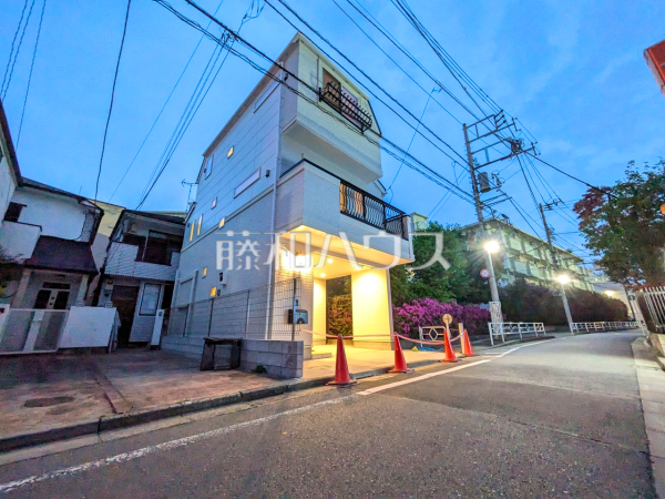接道状況および現場風景　【立川市羽衣町１丁目】