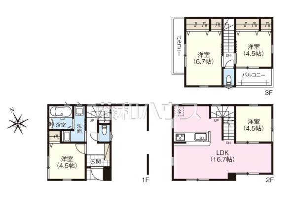 間取図　【志木市柏町６丁目】