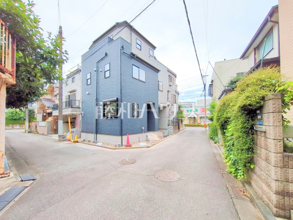 接道状況および現場風景　【志木市柏町６丁目】
