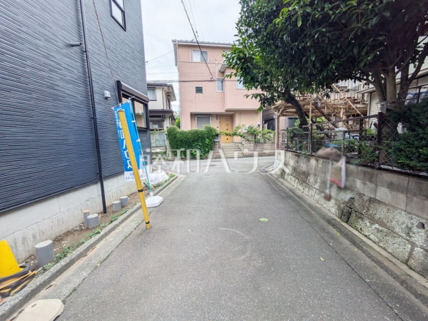 接道状況および現場風景　【志木市柏町６丁目】