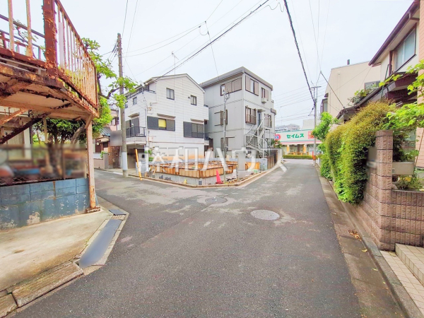 接道状況および現場風景　【志木市柏町６丁目】