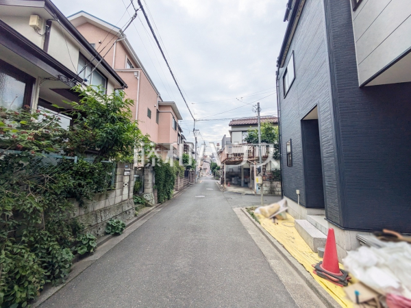 接道状況および現場風景　【志木市柏町６丁目】