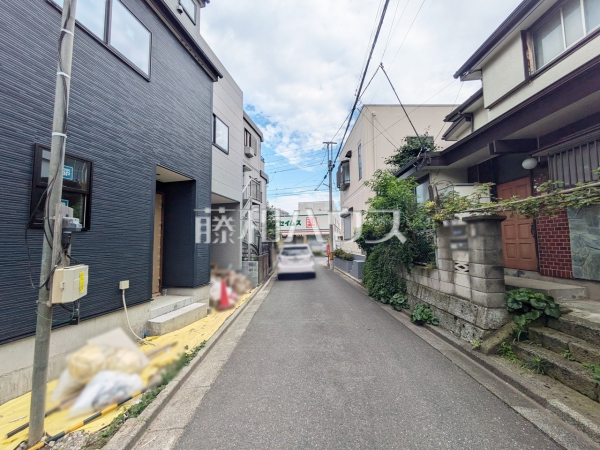 接道状況および現場風景　【志木市柏町６丁目】