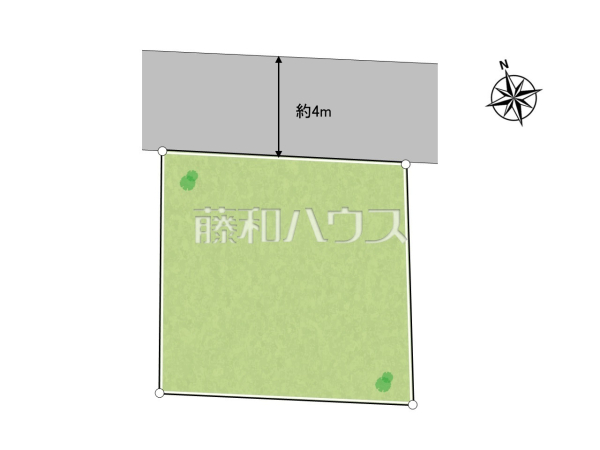 全体区画図　【新座市東３丁目】