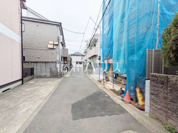 接道状況および現場風景　【杉並区桃井１丁目】