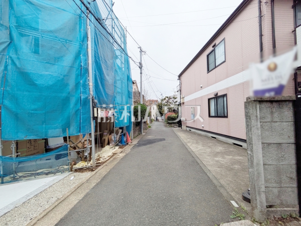 接道状況および現場風景　【杉並区桃井１丁目】