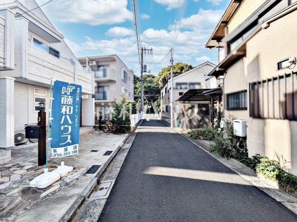接道状況および現場風景　【杉並区下井草３丁目】