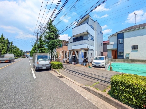 接道状況および現場風景　【昭島市中神町】