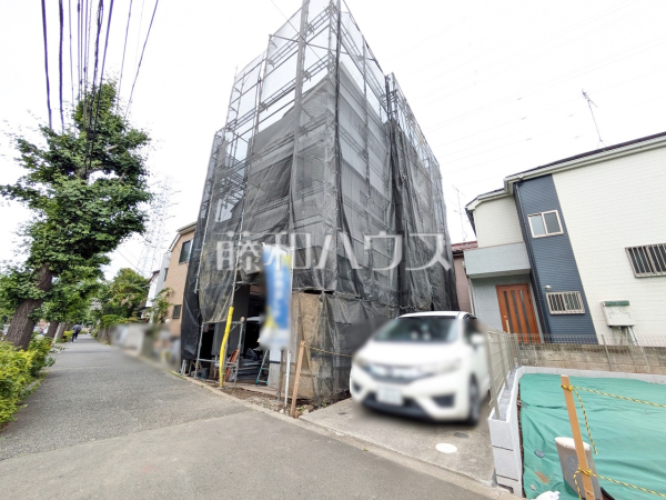 接道状況および現場風景　【昭島市中神町】