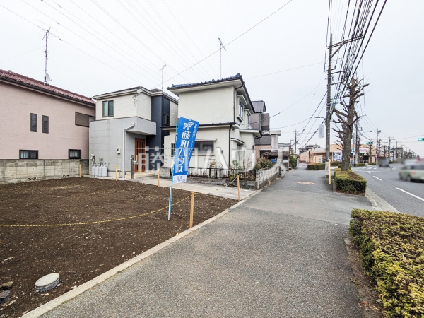 接道状況および現場風景　【昭島市中神町】