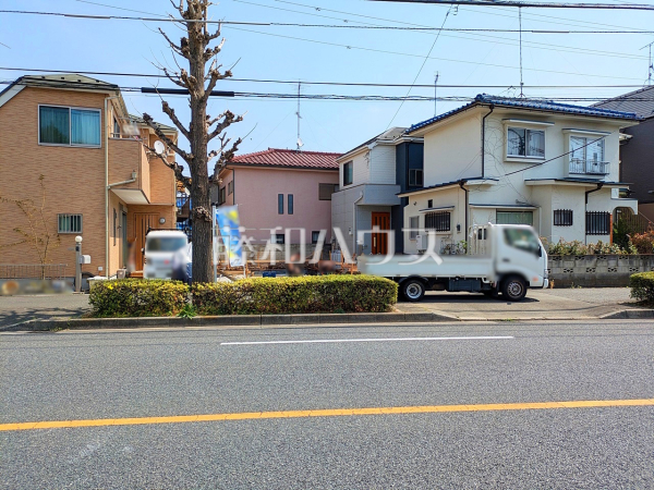 接道状況および現場風景　【昭島市中神町】