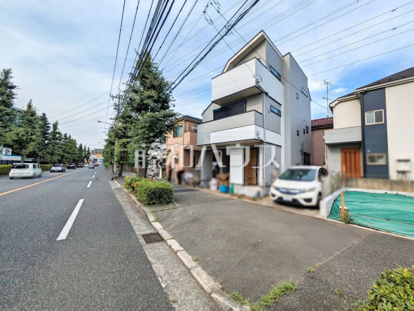 接道状況および現場風景　【昭島市中神町】