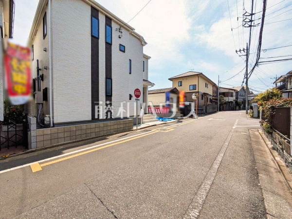 接道状況および現場風景　【清瀬市竹丘３丁目】