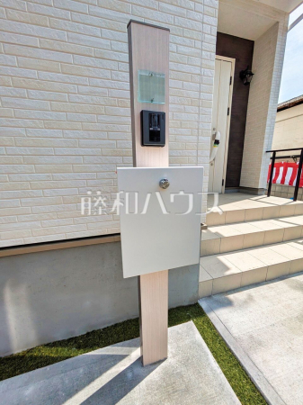 TVモニター付きインターホン・郵便ポスト　【清瀬市竹丘３丁目】