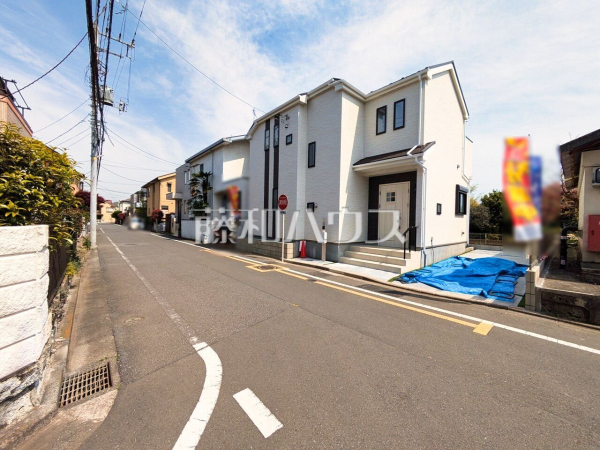 接道状況および現場風景　【清瀬市竹丘３丁目】