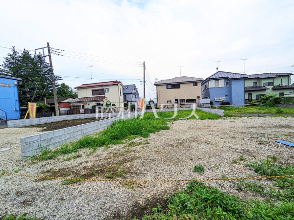 きれいに整備された敷地。これから夢の新邸がここに建ちます。　【八王子市川口町】