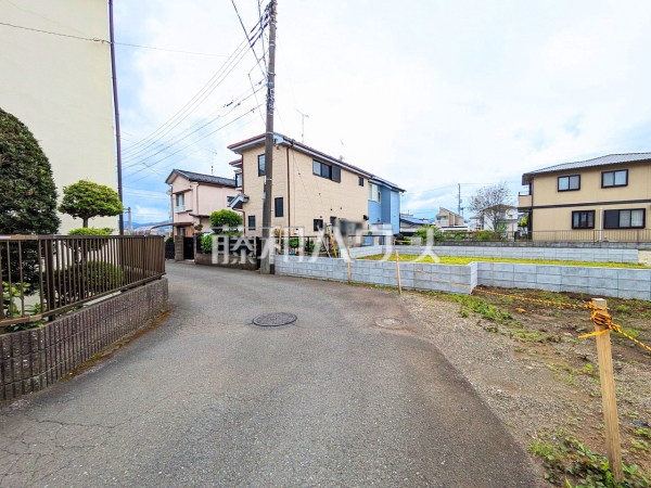 接道状況および現場風景　【八王子市川口町】