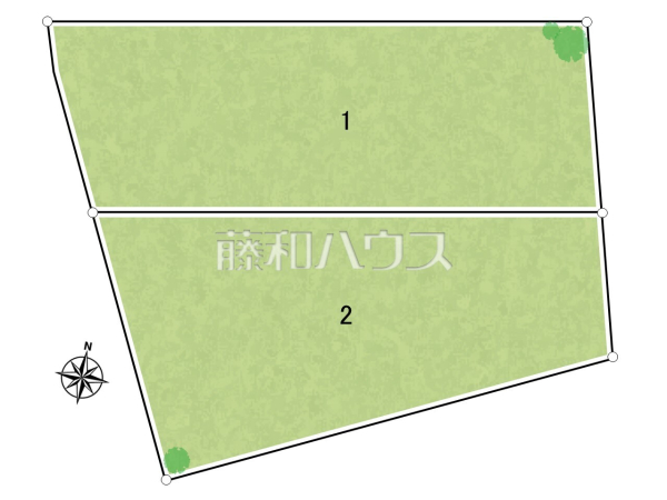 全体区画図　【東久留米市氷川台２丁目】