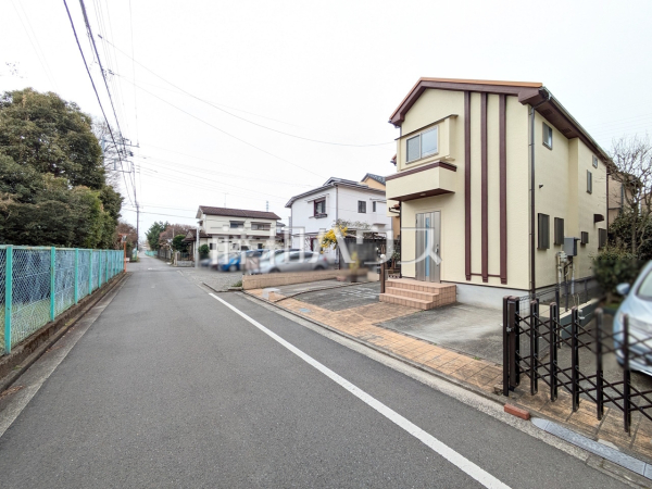 接道状況および現場風景　【立川市若葉町２丁目】