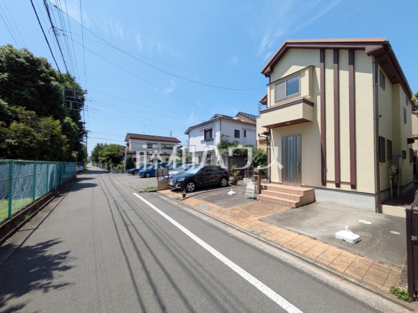 接道状況および現場風景　【立川市若葉町２丁目】