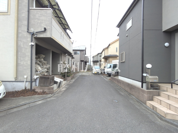接道状況および現場風景　【東村山市恩多町５丁目】