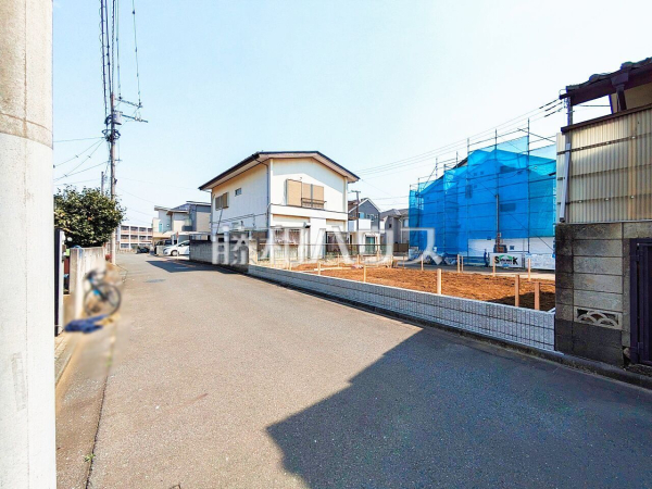 接道状況および現場風景　【清瀬市野塩４丁目】
