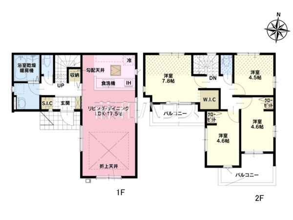 東久留米市小山3丁目　全1棟　新築分譲住宅物件画像