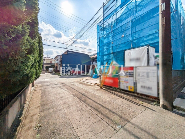 接道状況および現場風景　【東久留米市小山３丁目】