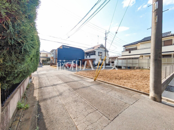 接道状況および現場風景　【東久留米市小山３丁目】