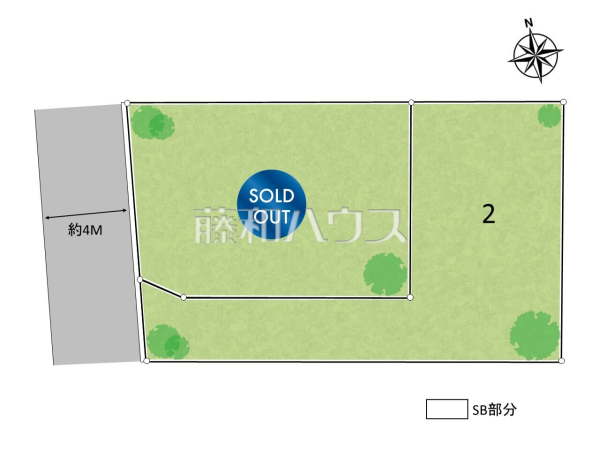 全体区画図　【立川市柏町３丁目】