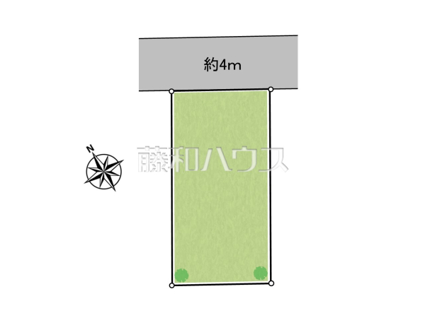 全体区画図　【昭島市中神町】