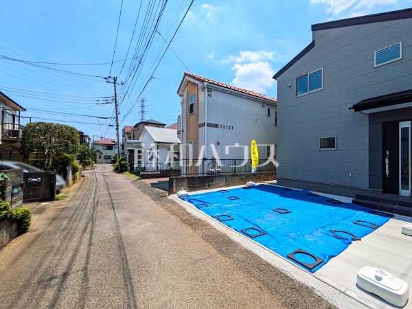 接道状況および現場風景　【昭島市中神町】