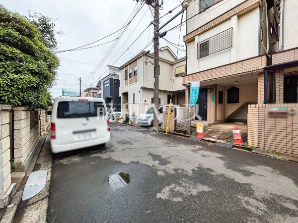 接道状況および現場風景　【新座市栗原４丁目】