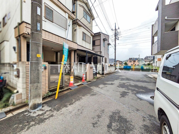 接道状況および現場風景　【新座市栗原４丁目】