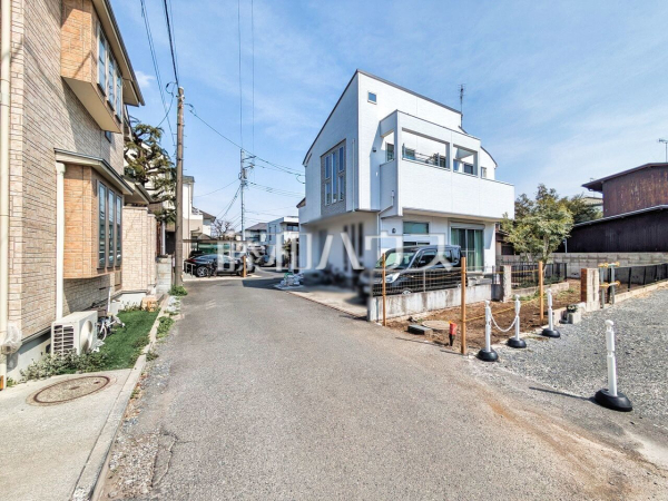 接道状況および現場風景　【小平市学園東町】