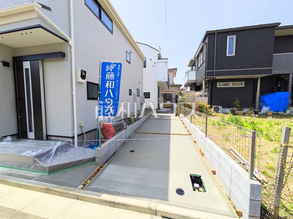 2号棟　外観　【三鷹市中原４丁目】
見学はしたいけど、なかなか時間が取れない…そんな方に出勤前や仕事終わりにマイホームを見学できるサポートをいたします。　