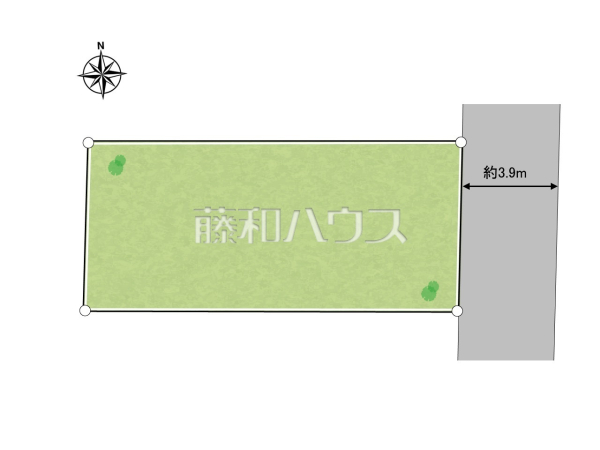 全体区画図　【三鷹市上連雀９丁目】
