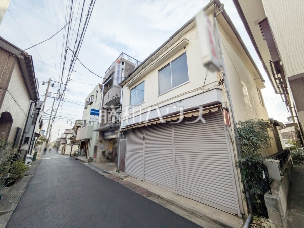 接道状況および現場風景　【三鷹市上連雀９丁目】