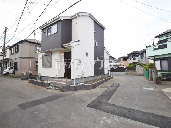 接道状況および現場風景　【所沢市西狭山ケ丘１丁目】