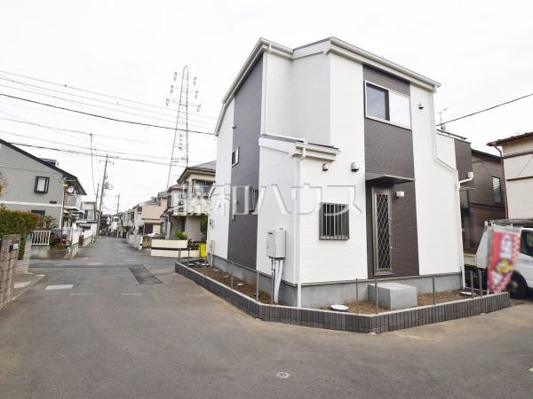 接道状況および現場風景　【所沢市西狭山ケ丘１丁目】