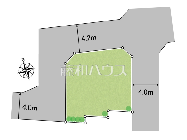 区画図　【所沢市西狭山ケ丘１丁目】