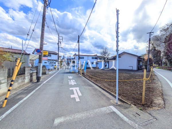 接道状況および現場風景　【小平市小川西町３丁目】