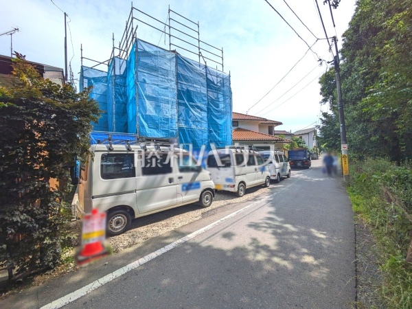 接道状況および現場風景　【小平市小川西町３丁目】