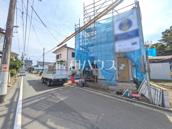 接道状況および現場風景　【小平市小川西町３丁目】