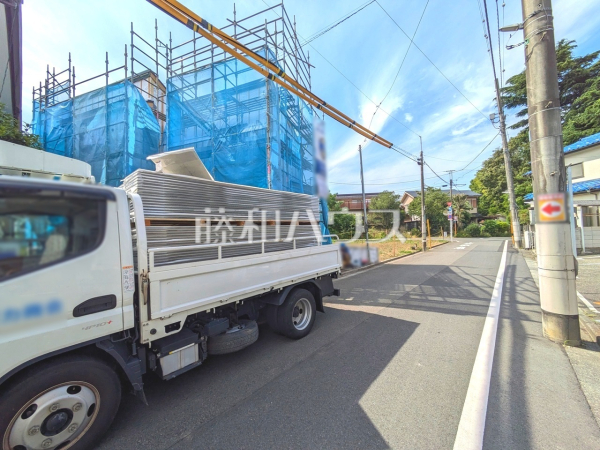 接道状況および現場風景　【小平市小川西町３丁目】