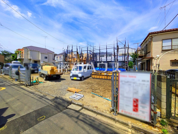 まだまだ建築中ですが、ぜひ現地をご覧になりませんか？基礎・上棟の状態は建築中にしかご覧になれません！　【立川市柴崎町５丁目】