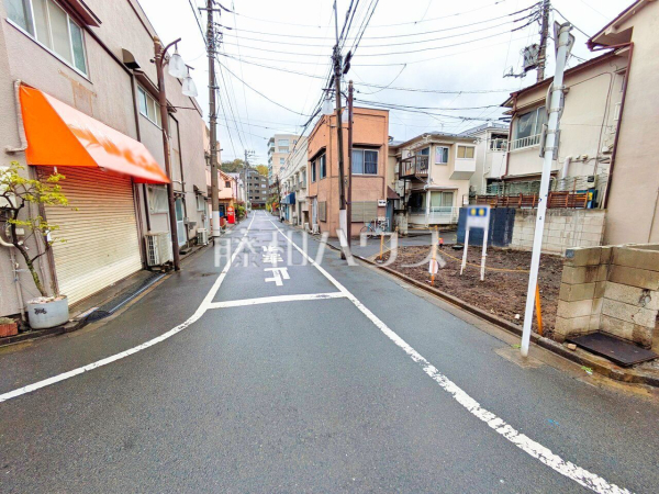 接道状況および現場風景　【中野区江原町２丁目】